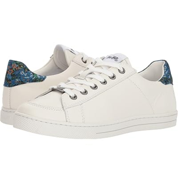 COACH C126 LOW TOP SNEAKER FG1905 White/Midnight Navy 7 - Picture 1 of 5